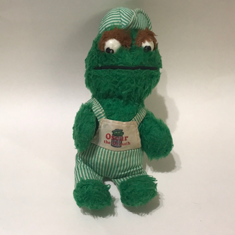 Vintage Oscar the Grouch Plush